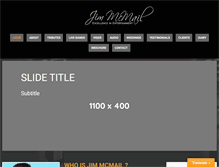 Tablet Screenshot of jimmcmail.com